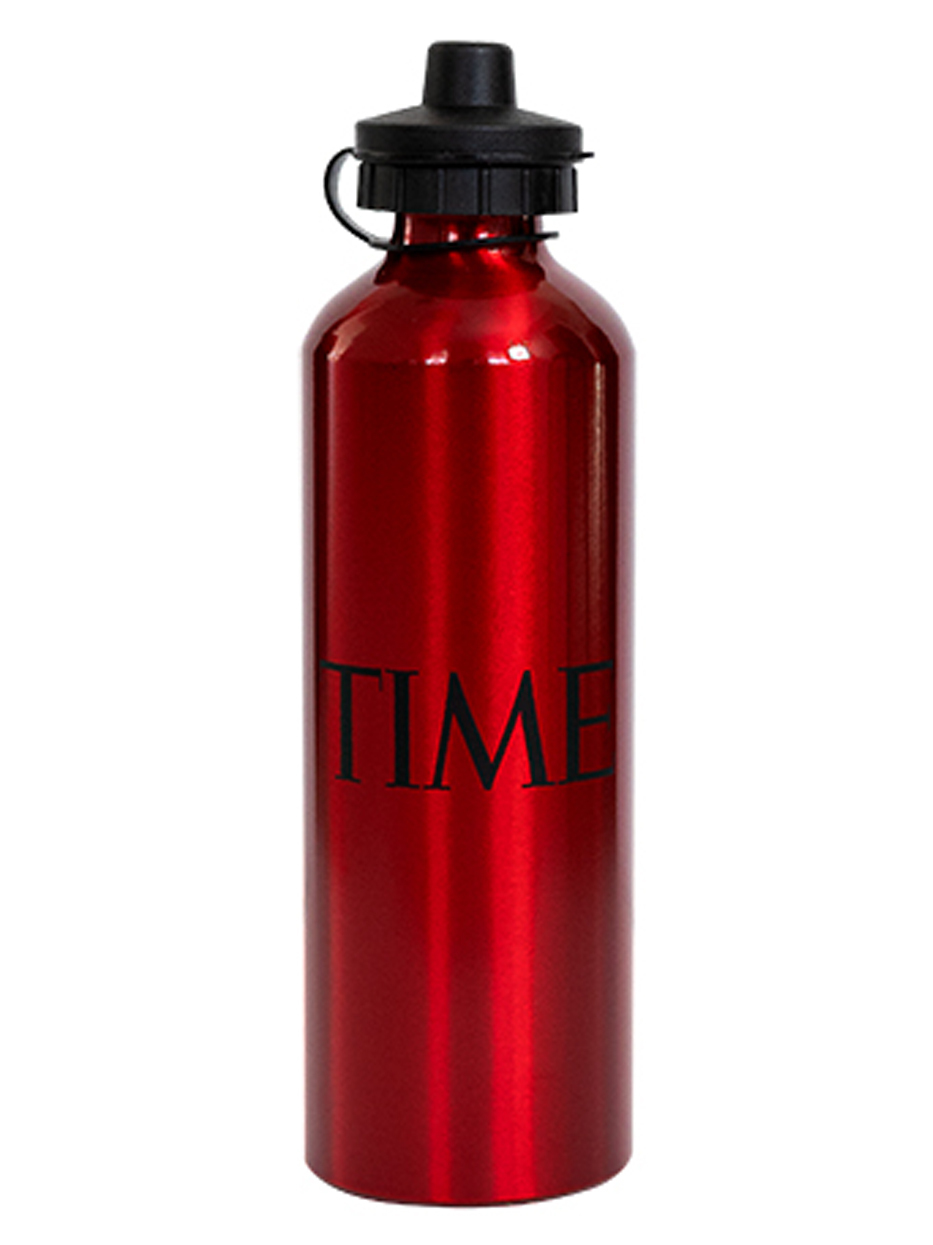 Red TIME Water Bottle - 24 Ounces